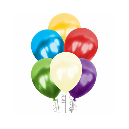 12" HBK Metalik Balon Karışık Renk