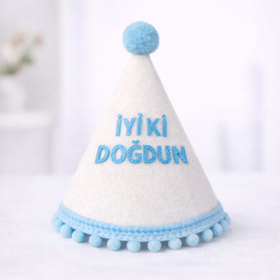 İyi ki Doğdun Kukuleta Mavi