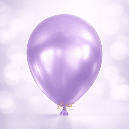 12" HBK Metalik Balon Lila Renk