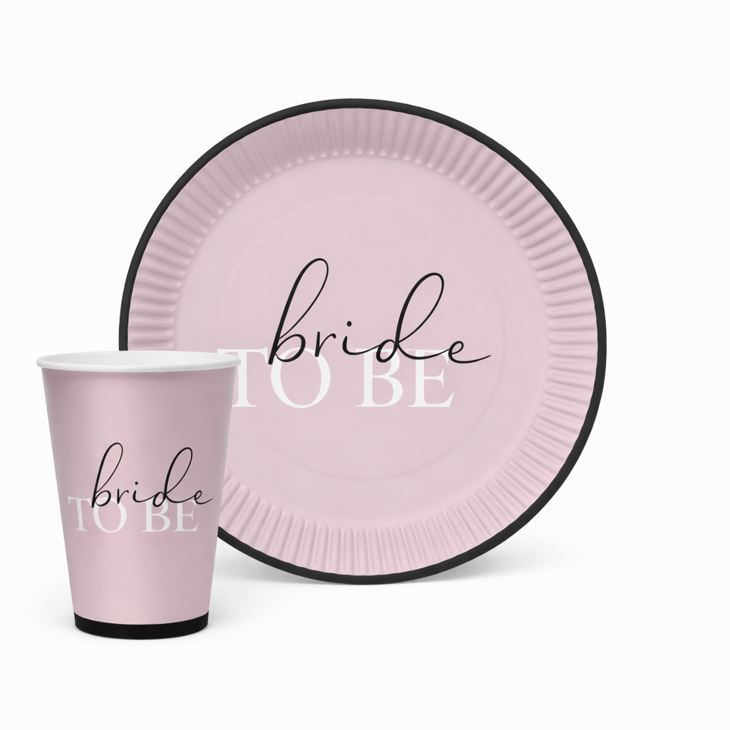 Tabak Bardak Set Bride To Be 8'li