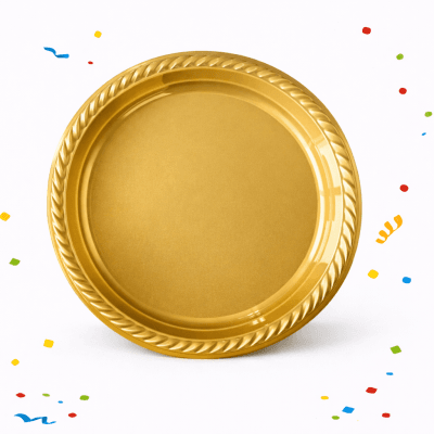 Plastik Tabak (Gold) Altın Renk