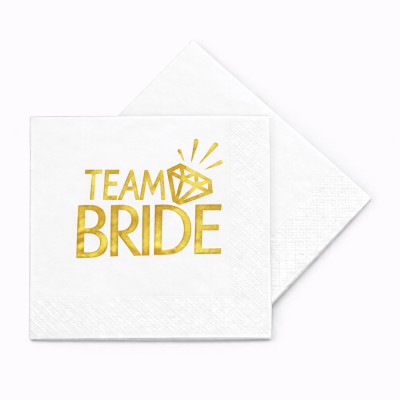 Team Bride Varaklı Peçete Gold