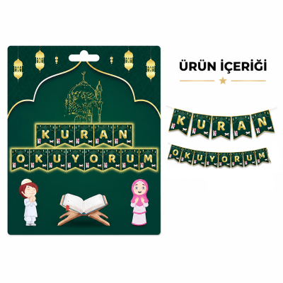 Kuran Okuyorum Zikzak Banner