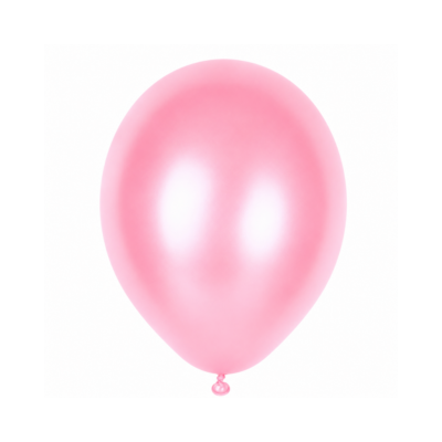 11" Metalik Pembe Balon 100’lü Paket – Parlak Pembe Parti Balonu