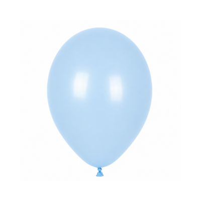 11" Makaron Açık Mavi Balon 100’lü Paket – Pastel Açık Mavi Parti Balonu